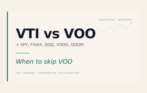 VTI vs VOO, SPY, FXAIX, QQQ: When VOO Is the Wrong Pick