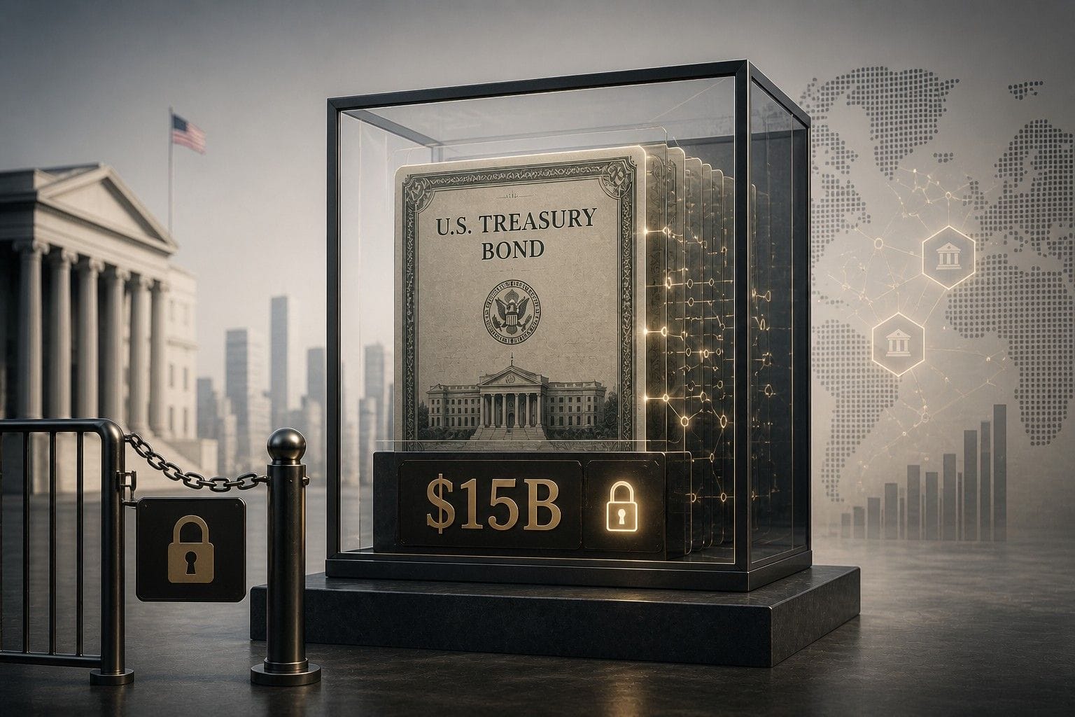 On-chain government bonds guide for 2026 covering BUIDL, BENJI, USYC, and the UK DIGIT pilot