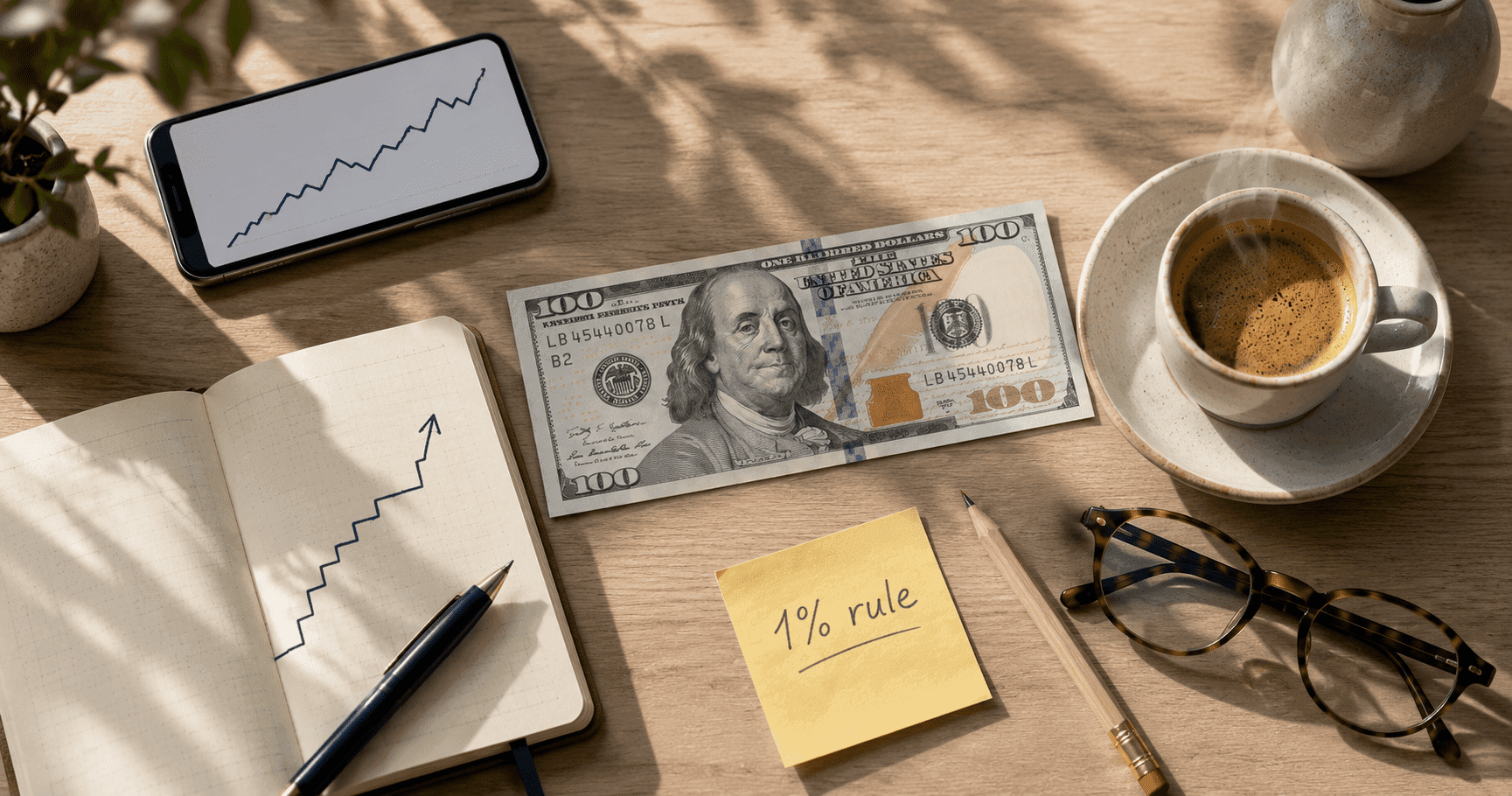 Crypto trading for beginners 2026 guide starting with $100 on a phone screen