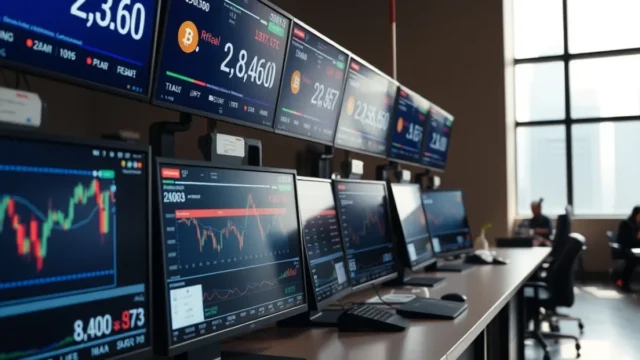 Gemini prediction markets: cryptocurrency trading terminal screens displaying live market