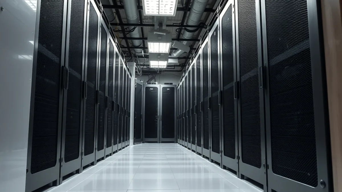 Nvidia customer concentration: gpu server rack interior data centre lighting