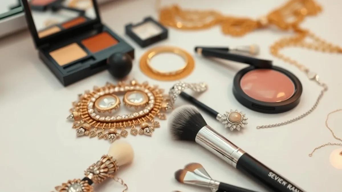 Tim Curry death: theatrical costume jewelry and makeup applicator brushes