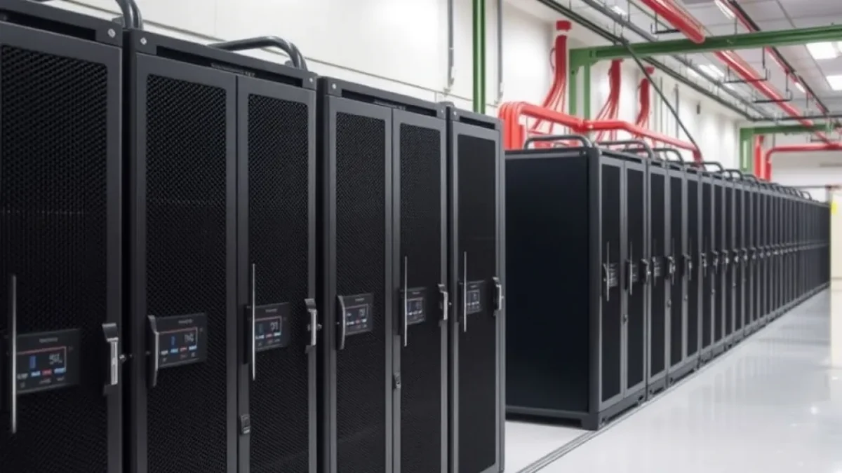 Tech earnings narratives: server farm equipment cooling systems data centre