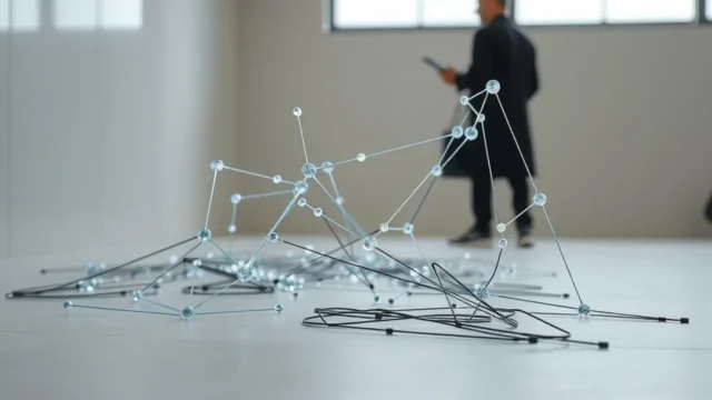 Tokenized stock transfer volume: blockchain transaction nodes data streams digital ledger
