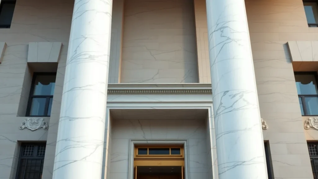 Fed official mortgage fraud explained: federal reserve building marble columns neoclassical architecture