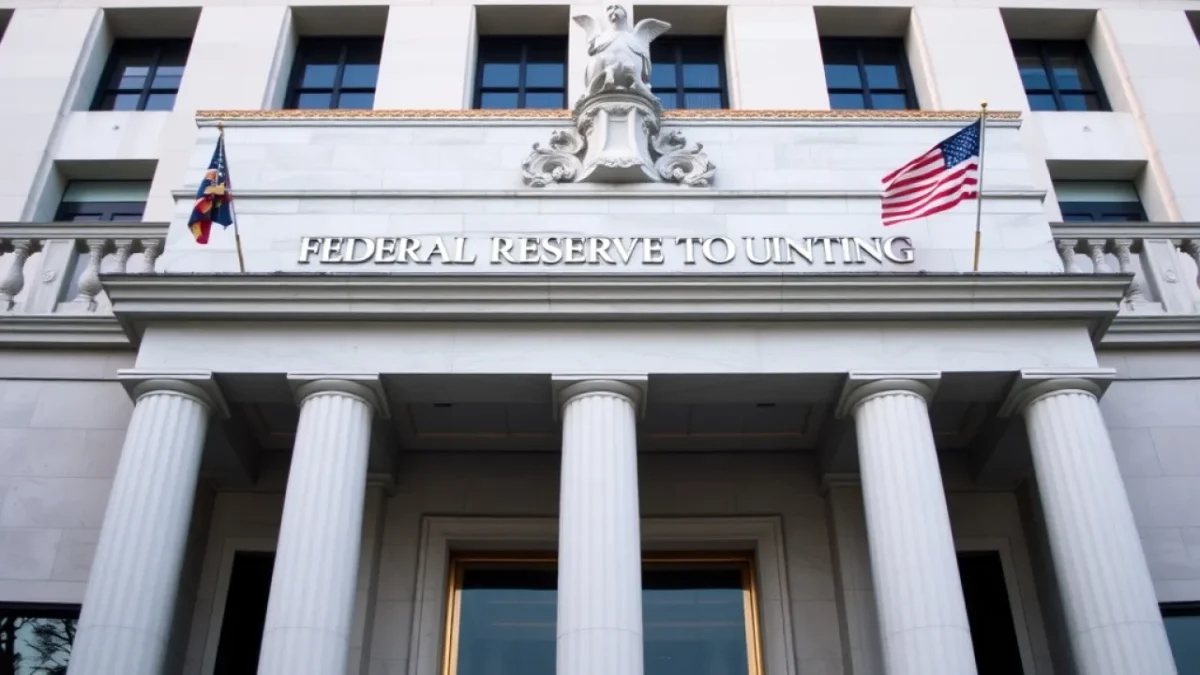 Hong Kong dollar facility: federal reserve building classical architecture facade washington