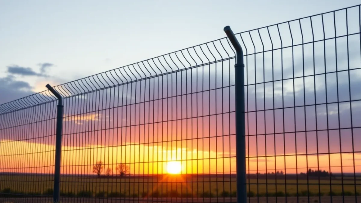 Reform UK asylum suspension: border fence or barrier in rural landscape