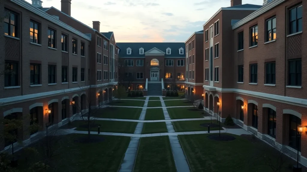 Cornell rape case prosecutor explained: campus quad pathways between university buildings