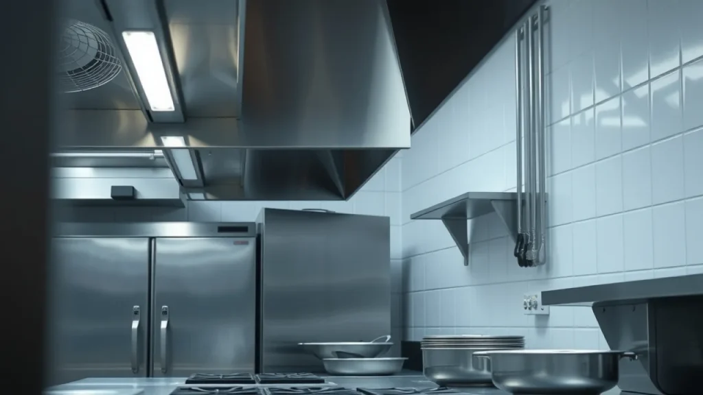 Starbucks Chipotle acquisition explained: commercial kitchen equipment stainless steel interior close-up