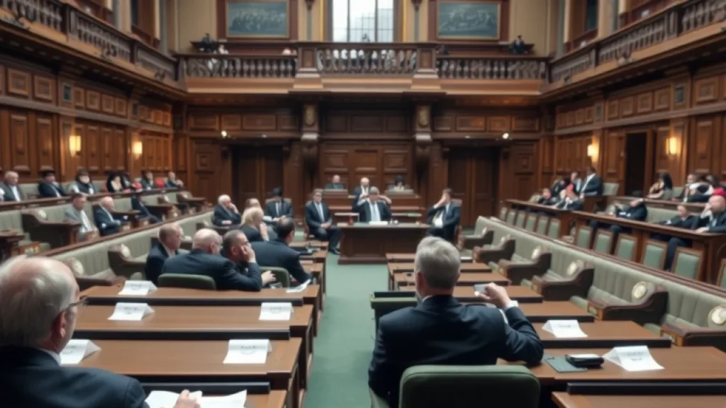Spain housing crisis explained: parliament chamber debate seating interior ornate architecture