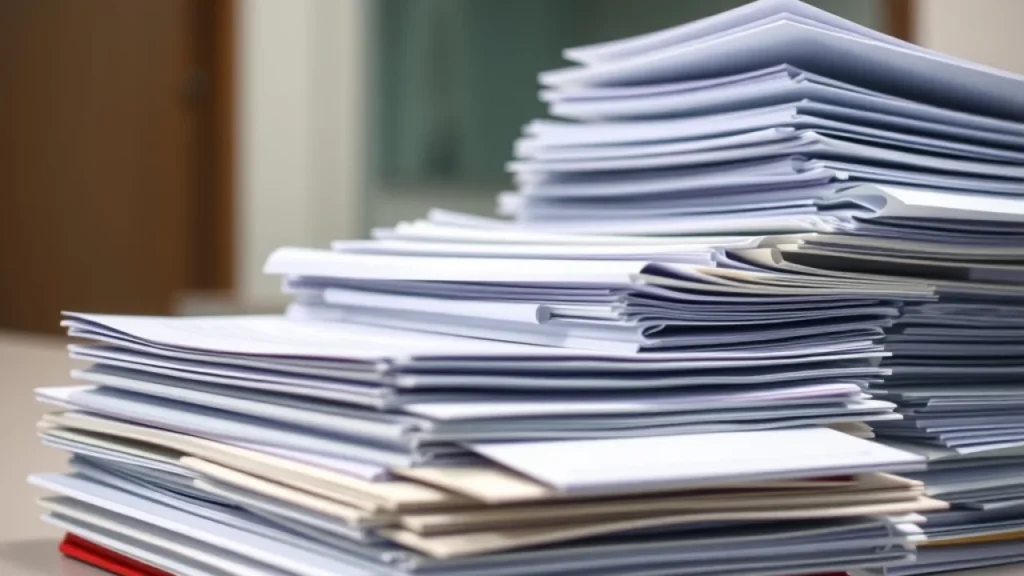 European bank bond yields explained: stacked financial documents and regulatory filing folders